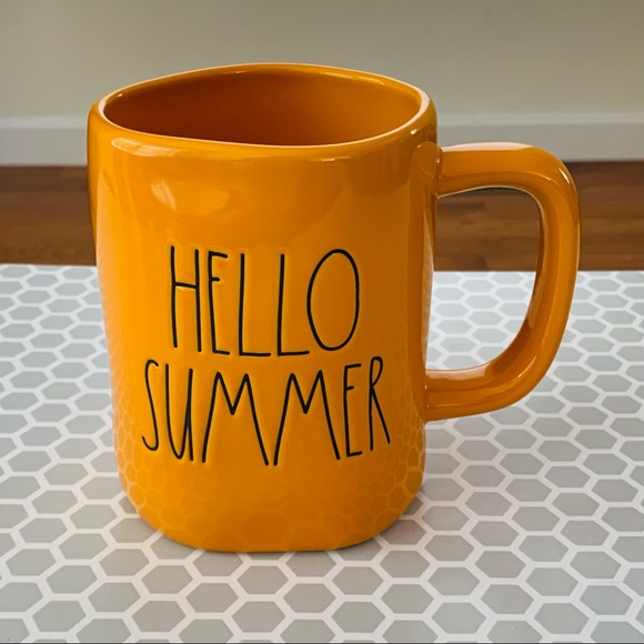 Rae Dunn Other - Rae Dunn HELLO SUMMER orange mug